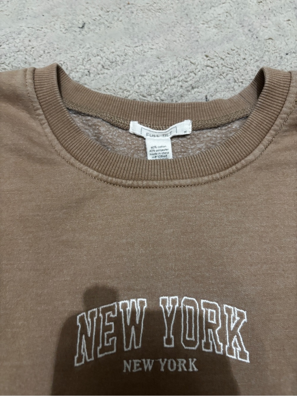 Women’s New York Crewneck Sweatshirt in Brown
